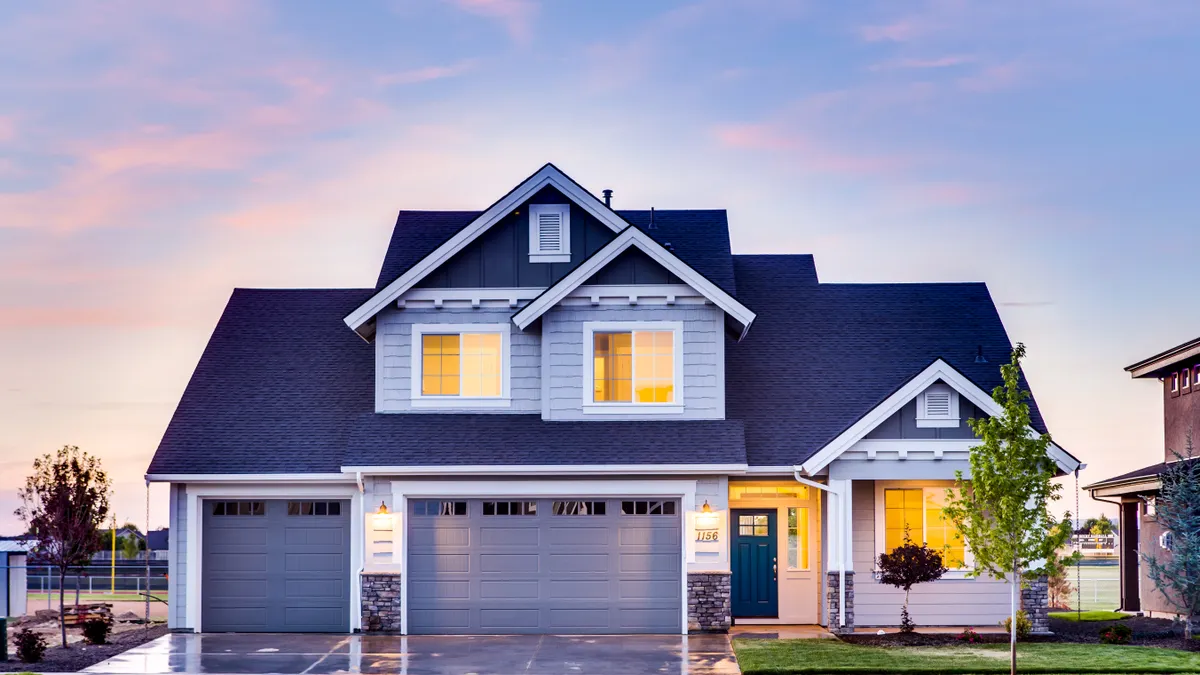 Single-family home exterior — typical whole-house renovation project